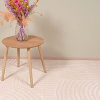 Deco lyhytnukkainen matto - luonnonvalkoinen.