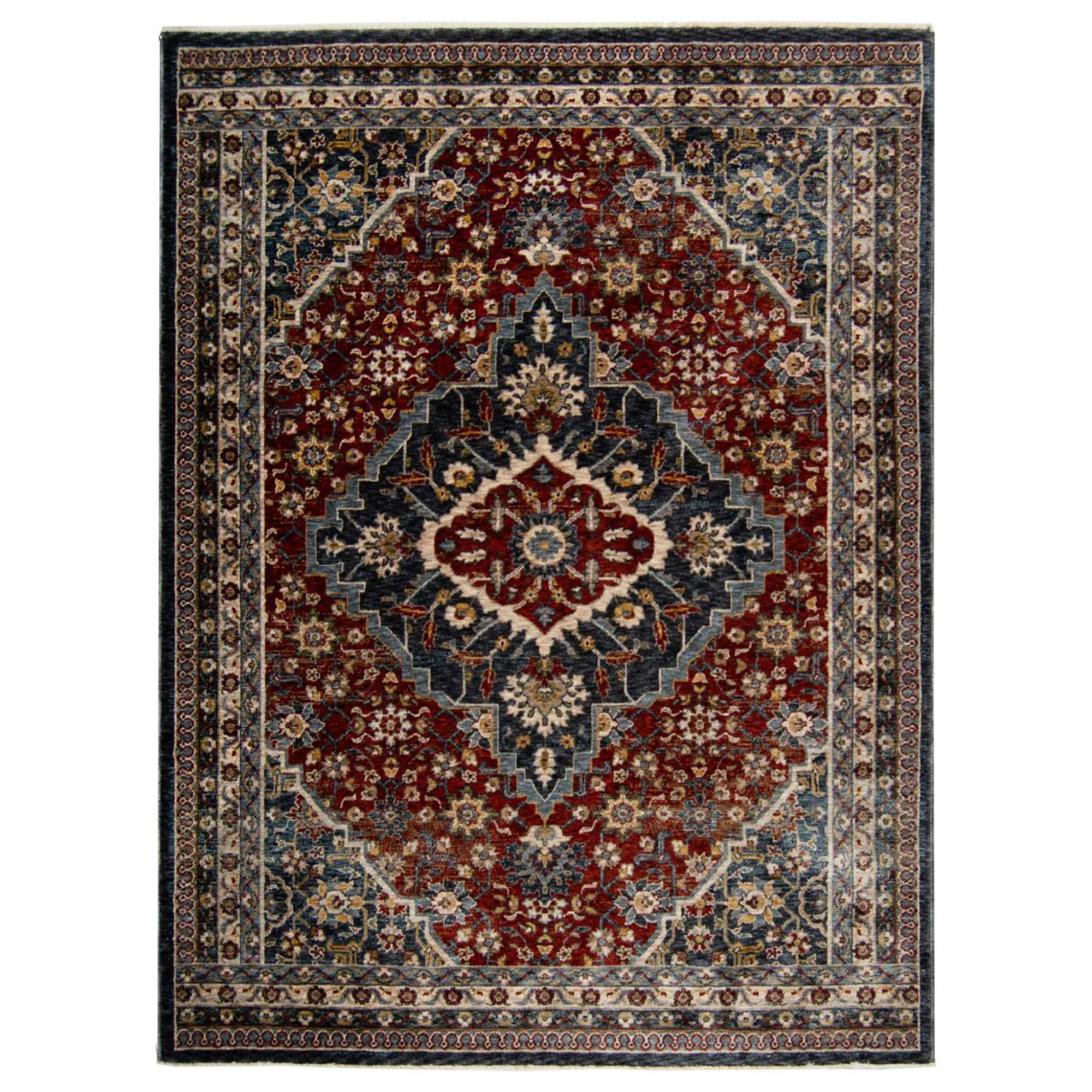 Karaz Itämainen matto - punainen-sininen