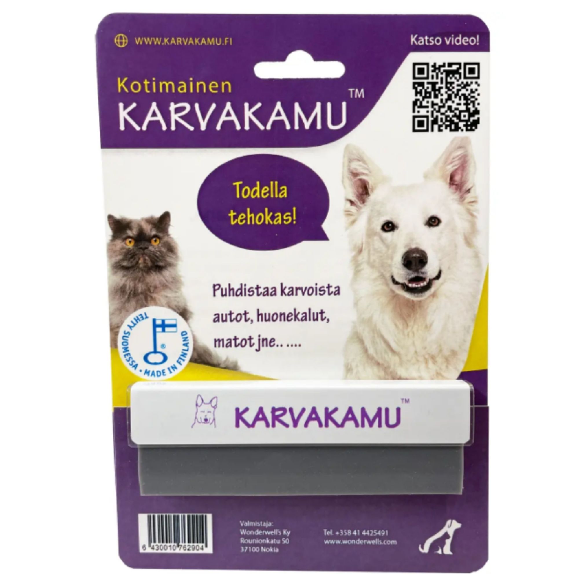 Karvakamu karvanpoistaja - harmaa