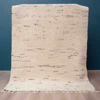 Maca villamatto - luonnonvalkoinen.