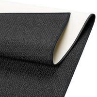 Narma BELLO Sileäksi kudottu matto, omalla mitalla - musta