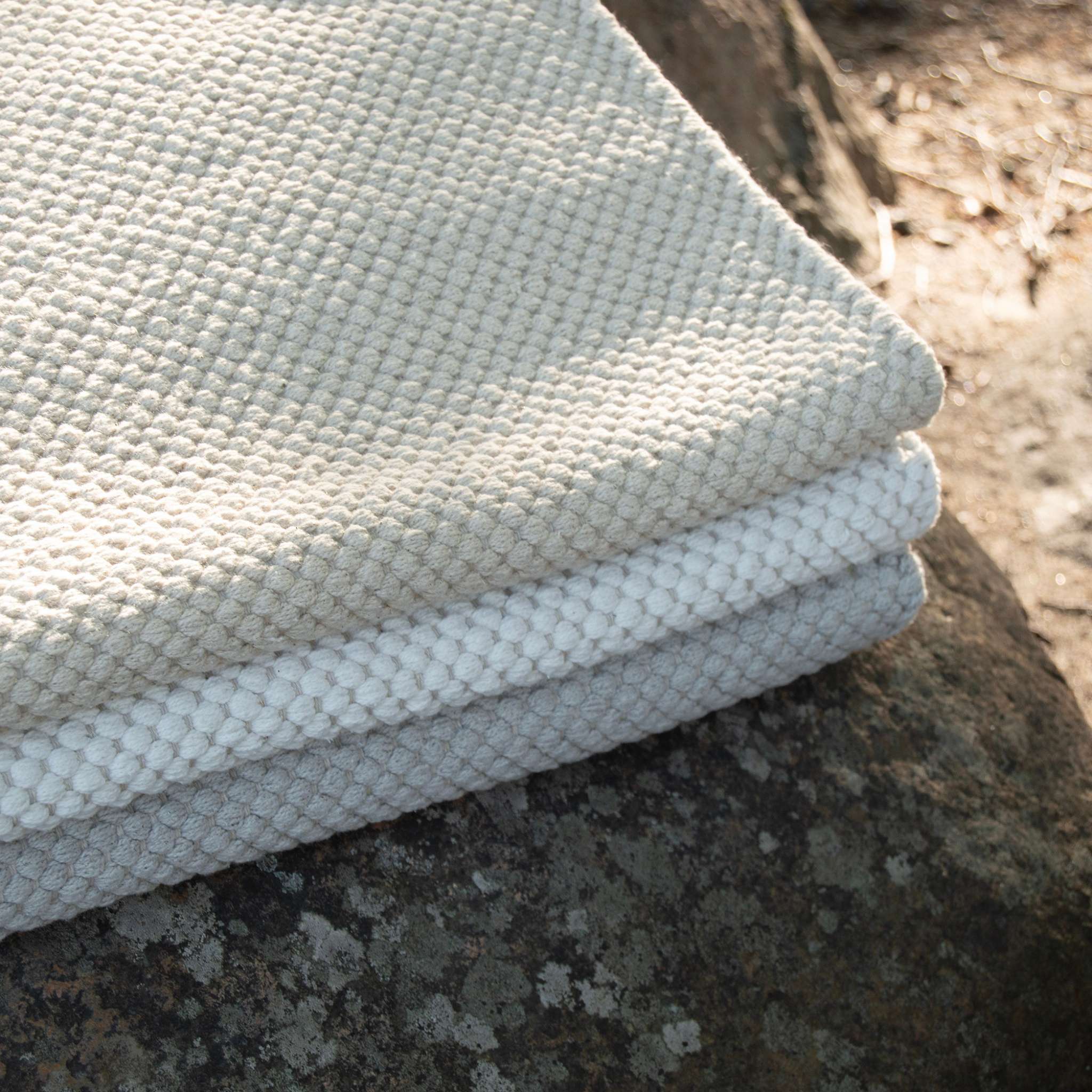 Ulappa puuvillamatto - vaaleanharmaa