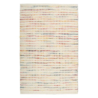 Yoko villamatto - valkoinen värikäs