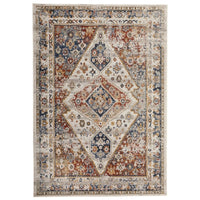 Antik lyhytnukkainen matto - moniväri.