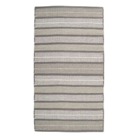 Foksi puuvillamatto - harmaa